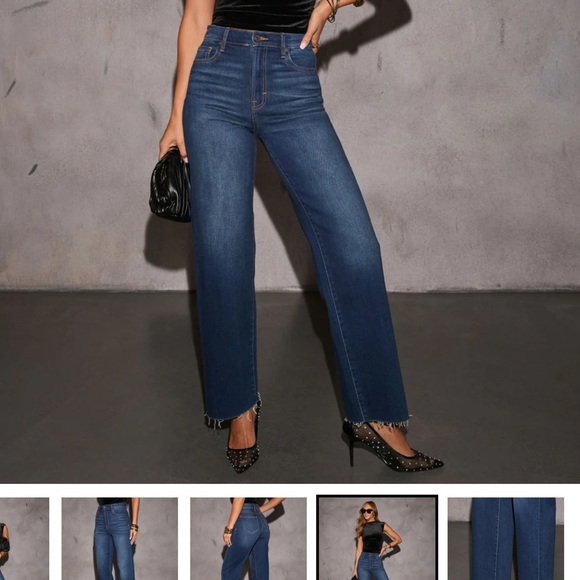 Denim - Wide Leg Women's Jeans